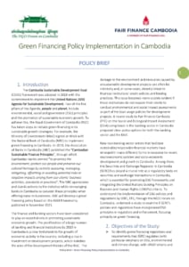 Policy Brief on GFP in Cambodia